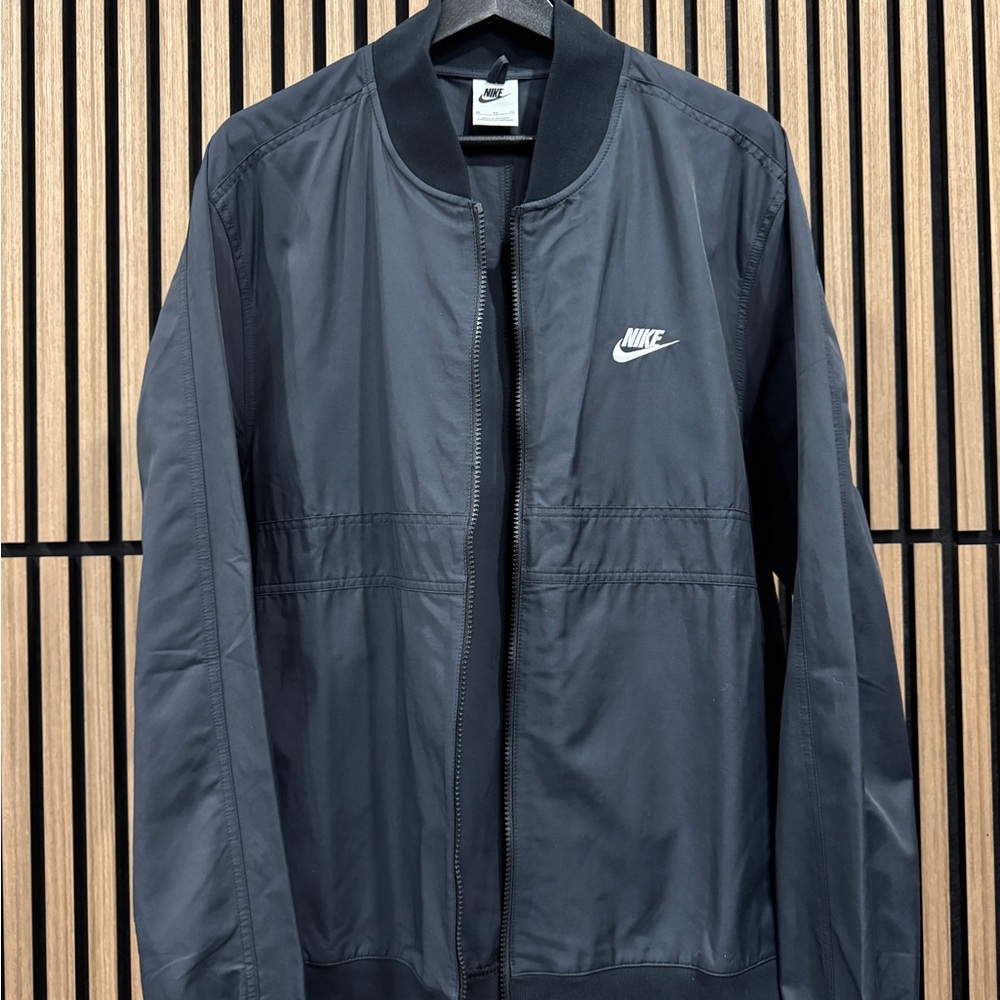 Nike Men's Navy Blue Bomber Jacket
